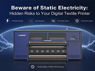 Beware of Static Electricity: Hidden Risks to Your Digital Textile Printer