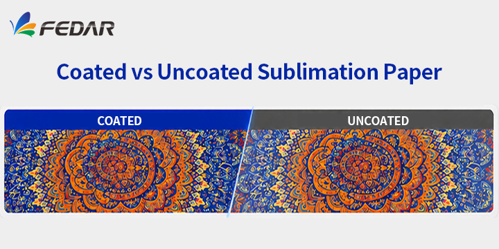 Coated vs Uncoated Sublimation Paper: How to Choose the Right Media for Your Fedar Sublimation Printer